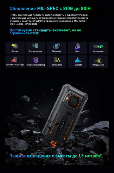 Смартфон Blackview BV6200 Pro 6/128Gb Green